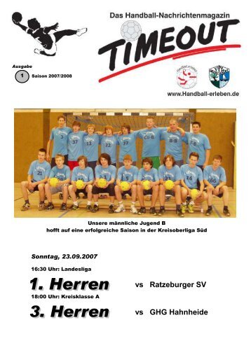 vs Ratzeburger SV - Handballabteilung Vfl Geesthacht