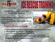 ice rescue training flyer 2013 - 5 Alarm Fire and Safety Equipment