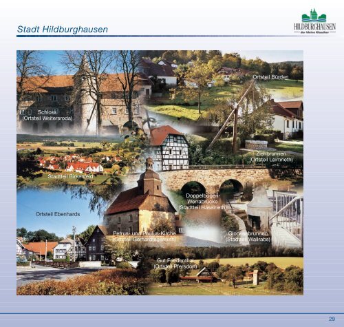 Informationsbroschüre der Stadt Hildburghausen