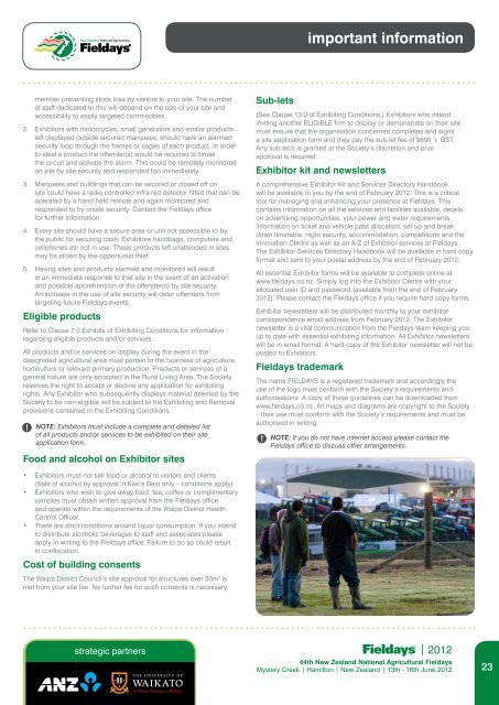 Download Prospectus - New Zealand National Agricultural Fieldays