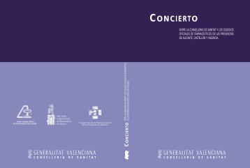 CONCIERTO - Conselleria de Sanitat - Generalitat Valenciana