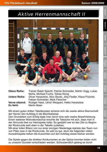 Männliche C-Jugend - TSV Pfedelbach