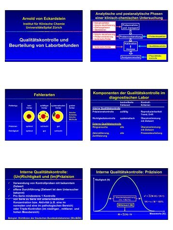 pdf, 425 KB - Institut für Klinische Chemie - UniversitätsSpital Zürich