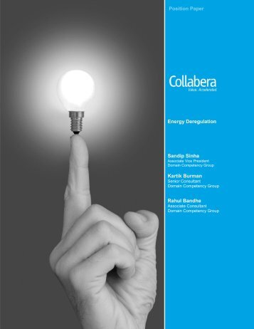 Energy Deregulation Sandip Sinha Kartik Burman Rahul ... - Collabera