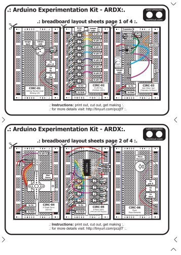 Arduino Experimentation Kit - ARDX:. .: Arduino ... - Oomlout