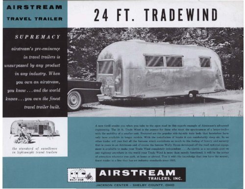 24 FT. TRADEWIND - Airstream