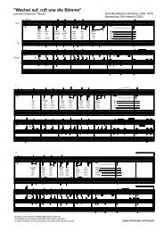 Wachet auf, ruft uns die Stimme - Kantorei-Noten.de