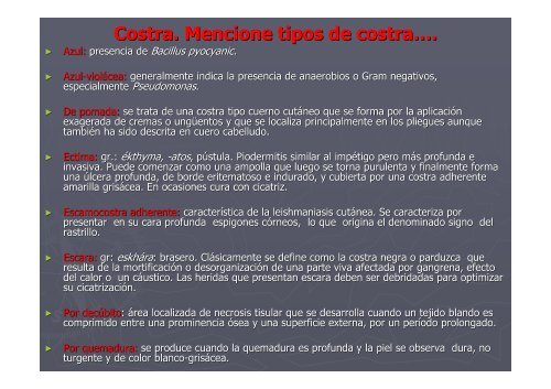 LESIONES ELEMENTALES - Facultad de Ciencias MÃ©dicas