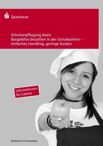 Schulverpflegung basis Bargeldlos bezahlen in der Schulkantine ...