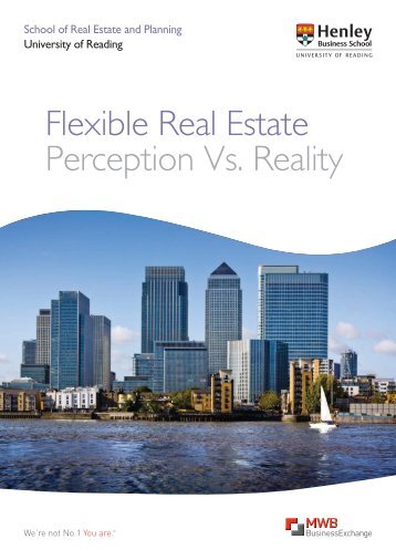 Flexible Real Estate Perception Vs. Reality - MWB Business Exchange