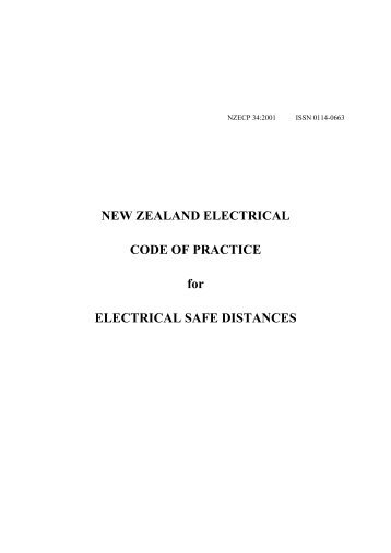 NEW ZEALAND ELECTRICAL CODE OF PRACTICE ... - Transpower