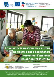 Komunitní plán sociálních služeb na území obce s rozšířenou ...