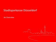 Sparkasse = Savings Bank! - Stadtsparkasse Düsseldorf