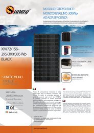 XM 72/156 - 295/300/305 Wp BLACK - Sunerg
