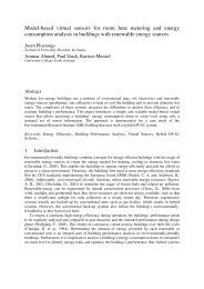 Model-based virtual sensors for room heat metering and energy ...