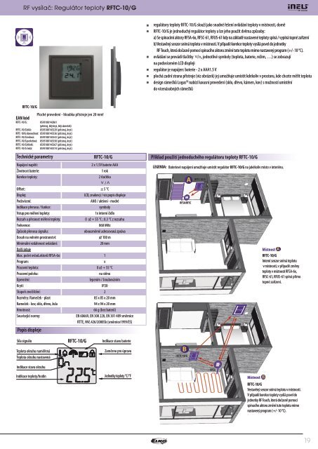 NovÃ½ technickÃ½ katalog iNELS RF Control - ELKO EP, sro