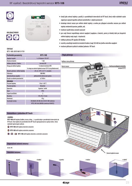 NovÃ½ technickÃ½ katalog iNELS RF Control - ELKO EP, sro