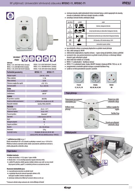 NovÃ½ technickÃ½ katalog iNELS RF Control - ELKO EP, sro