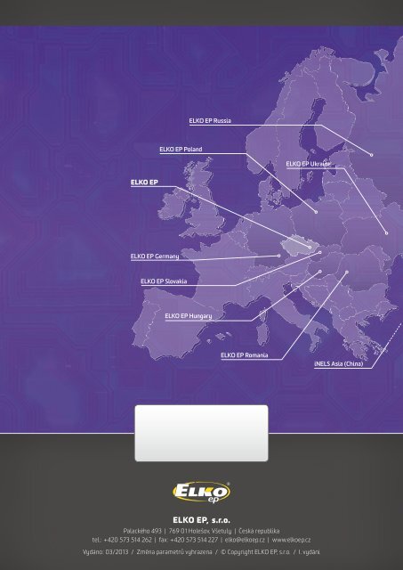 NovÃ½ technickÃ½ katalog iNELS RF Control - ELKO EP, sro