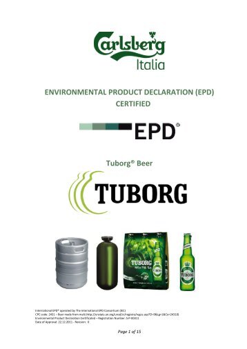 ENVIRONMENTAL PRODUCT DECLARATION (EPD) CERTIFIED ...