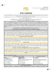 pvr limited - NSE