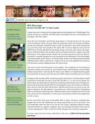 MO12 Soil Survey News and ViewsâSpring 2011 - NeSoil