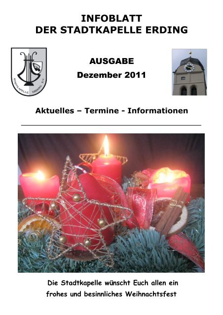 Dezember 2011 - Stadtkapelle Erding eV