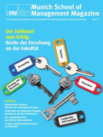 Munich School of Management Magazine - FakultÃ¤t fÃ¼r ...