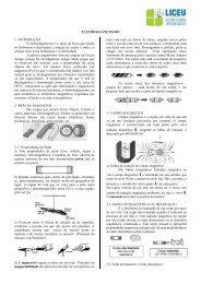 Apostila de FÃ­sica - Magnetismo e Eletromagnetismo - liceu.net