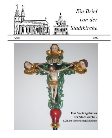 Ein Brief von der Stadtkirche - Stadtkirche Bayreuth