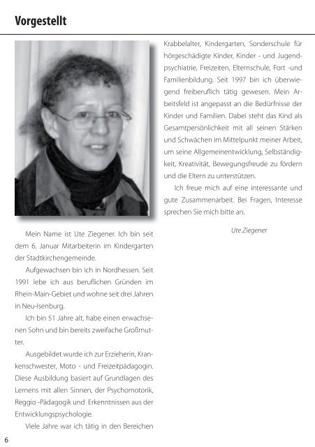 Pfarrerin Sabine Winkelmann - Evangelische Stadtkirche Langen