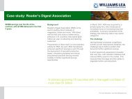 Case study: Reader's Digest Association - Williams Lea