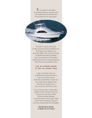 40 Sport Fish/40 Super Sport Brochure - Ocean Yachts Inc.