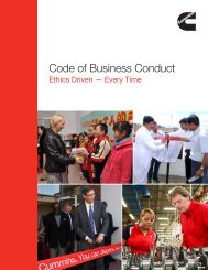 Code of Business Conduct - Cummins.com