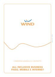 Condizioni Generali di Contratto - Wind