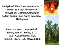 Model as a Tool for Poverty Alleviation