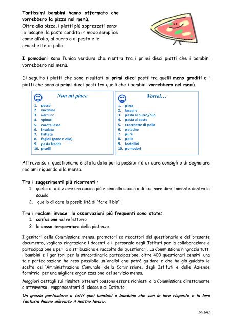 RISULTATI QUESTIONARIO a.s. 2011-2012 - barbescuola