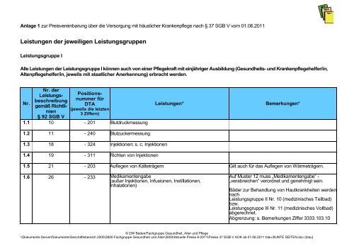 und Abrechnungsmöglichkeiten im SGB V und SGB XI