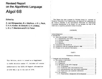 Algol 68 - ACM Digital Library