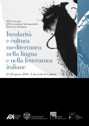 InsularitÃ  e cultura mediterranea nella lingua e nella letteratura ...