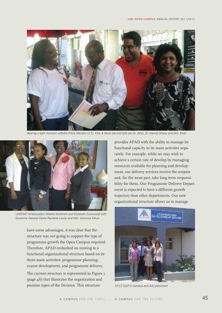 2011/2012 Annual Report - Open Campus - Uwi.edu