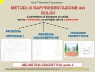 METODI di RAPPRESENTAZIONE dei SOLIDI - Currarini.eu