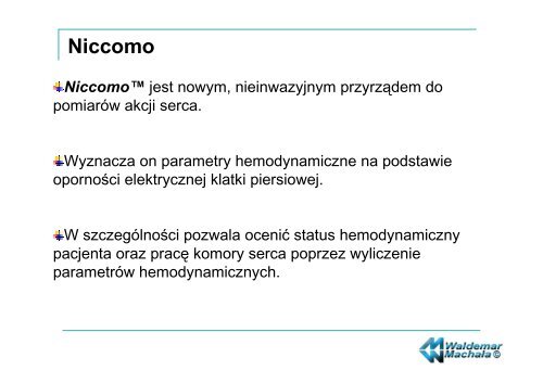 Monitorowanie pacjenta w stanie zagroÅ¼enia Å¼ycia - Waldemar ...