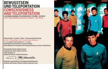 2005 Programmbroschüre Bewusstsein und Teleportation