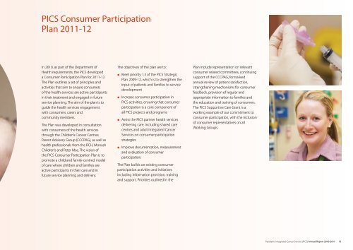 Paediatric Integrated Cancer Service Annual Report 2010-11