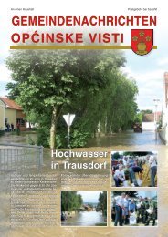 Gemeindenachrichten Juli 2009 - in Trausdorf an der Wulka