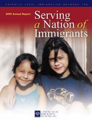 2005 Annual Report - Catholic Legal Immigration Network, Inc.