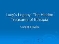 Lucy's Legacy: The Hidden Treasures of Ethiopia