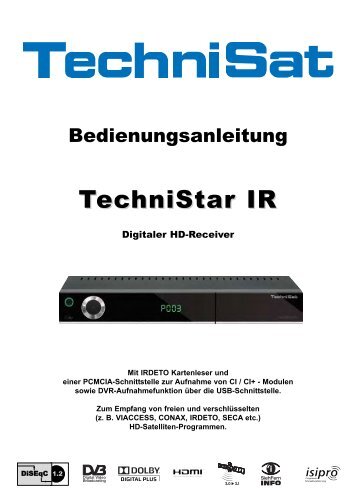 TECHNISAT TechniStar IR - Bedienungsanleitung - HD Austria