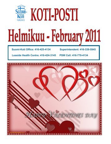 Helmikuu-February 2011.pdf - Suomi-Koti